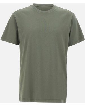 Replay Salbeigrünes Baumwoll-Jersey-T-Shirt