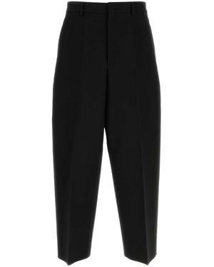 Valentino Garavani Wool Blend Pant - Black