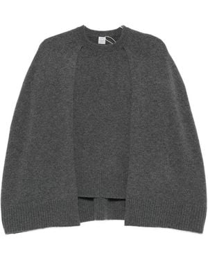 TOTEME Gestricktes Cape - Grau