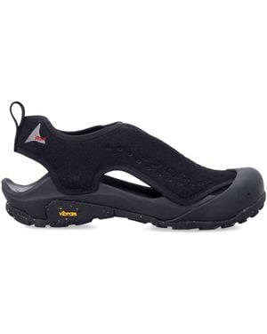 ROA Platte Schoenen Zwart - Blauw
