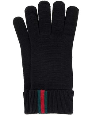 Gucci Wool Gloves - Black