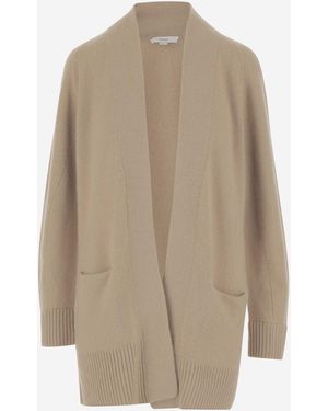 Vince Cardigan Open-Front Cashmere - Natural