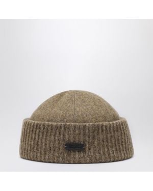 Loro Piana Tundra Mélange Beanie - Brown
