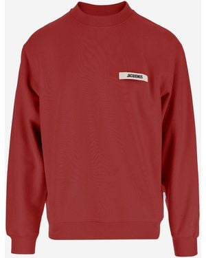 Jacquemus Le Sweatshirt Grosgrain - Rot