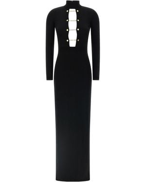 Elisabetta Franchi 'rode Loper' Jurk - Zwart