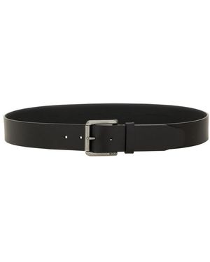 BOSS Gürtel mit Schnalle - Schwarz