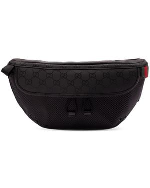 Gucci Nexus Schwarze Nylon-Gürteltasche