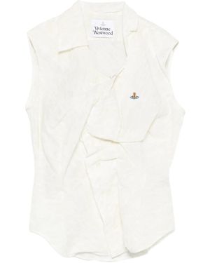 Vivienne Westwood Ss Drunken Shirt - White