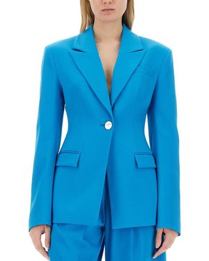 The Attico Fitted Blazer - Blue