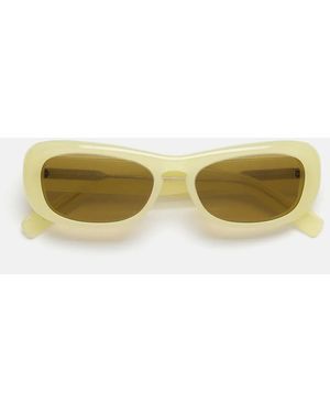 Retrosuperfuture Zonnebril Sugo Canarino 6 Dm Geel/donkergeel Unisex - Groen