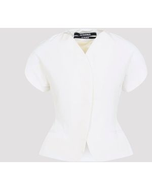 Jacquemus Ovalo Jacke - Weiß