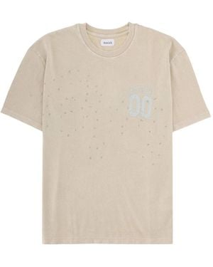 AMISH T Shirt Con Logo - White