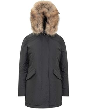 Woolrich Arctic Raccoon Parka - Zwart
