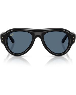 Ray-Ban Sonnenbrille Rb4925 601/80 Aviator Puffer X Asap Rocky Schwarz/Dunkelblau Unisex