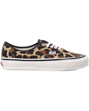 Vans Pony Hair With A Leopard Print Authentic Premium Shoes - Multicolour