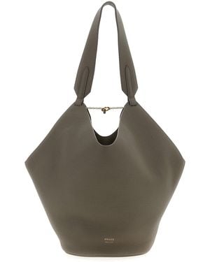 KHAITE 'Lotus Small' Einkaufstasche - Mettallic