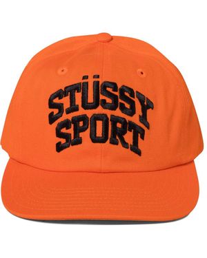 Stussy Stüssy Sport Logo Baseball Cap - Orange