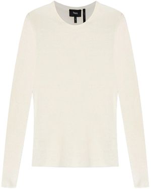 Theory Long Sleeve Top - White