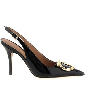 Ferragamo Slingback "Sara" - Schwarz