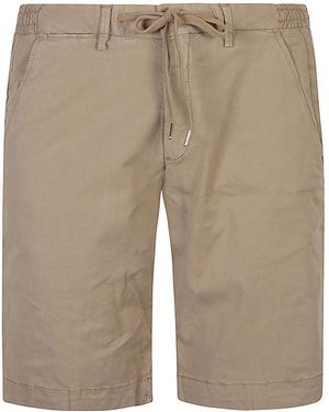 BRIGLIA Drawtring Shorts - Naturel