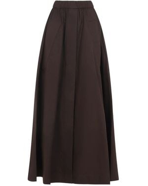 Co. Parachute Long Skirt - Brown