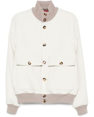 Brunello Cucinelli Mäntel weiß