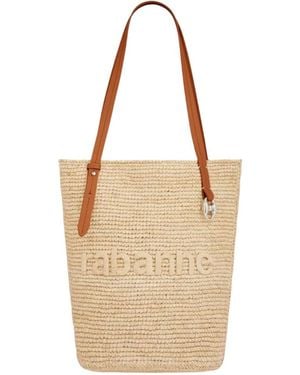 Rabanne Woven Tote Bag - Natural