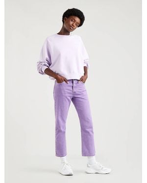 Levi's Crop di Levi's 501® - Viola
