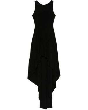 Norma Kamali Asymmetrisches Mini -Kleid - Schwarz