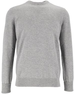 Ballantyne R Neck Pullover - Gray