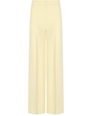 Twinset Vanilla Wide Leg Pants - Yellow