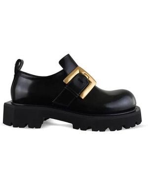 Balmain Anthem Loafers glasiert - Schwarz