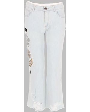 MR & MRS Jeans - White