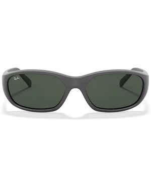 Ray-Ban Zonnebril Rb2016 W2578 Daddy O Zwart Rubber/groen Unisex - Grijs