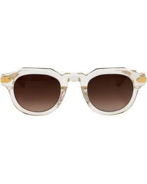 T Henri Round Sunglasses Mcc Champagne - Brown