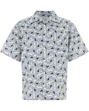 Prada Floral Shirt - Blue