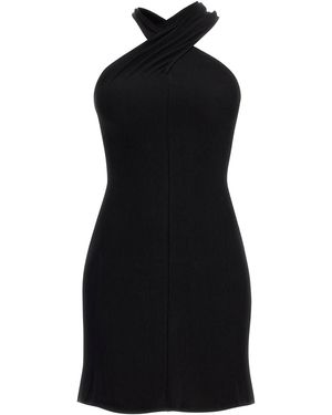 Courreges Courrreges Criss Cross Mini Dress - Nero