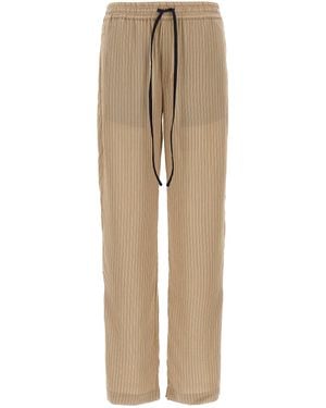 Victoria Beckham Pantalones de 'Pleat Detalle' Pajama - Neutro