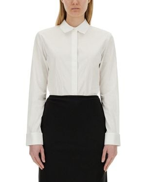 Helmut Lang Poplin Fitted Shirt - White