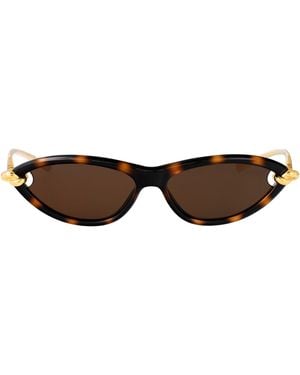 Bottega Veneta Cat Eye Sunglasses Bv1390 S 002 - Brown