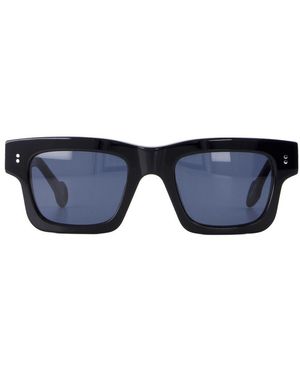 JW Anderson Lunettes de soleil JWA02 acétate noir - Bleu