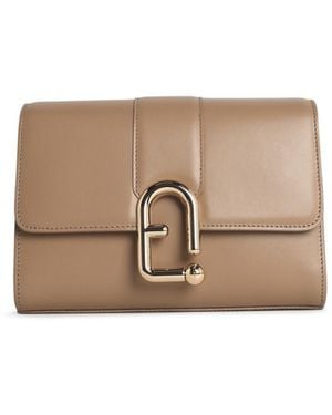 Furla 'Urban S' Lear Crossbody Bag - Natural
