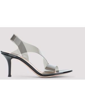 Gianvito Rossi Pvc Metropolis Sandals - Brown
