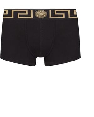 Versace Boxer Con Greca - Black