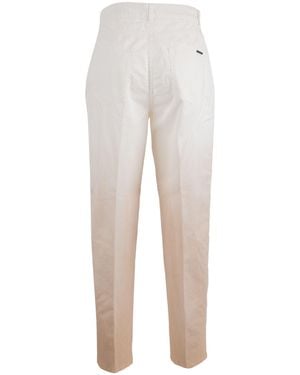Peserico Tailored Pants With Subtle Gradient Effect - White
