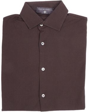 PHI FDL Camicia Ml - Brown