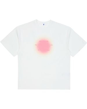 Adererror T Shirts En Polos Roze - Wit