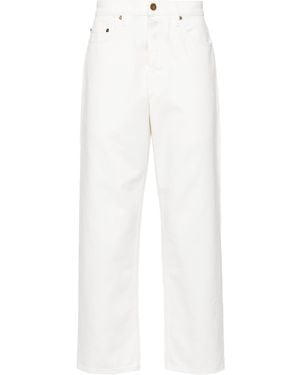 Golden Goose Loose Fit Denim Jeans - White