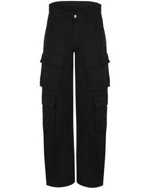 CYCLE Cargo Jeans Made Of Cotton - Black