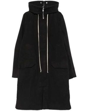 Rick Owens Tower Oversized Parka - Black